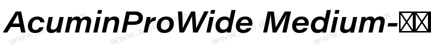 AcuminProWide Medium字体转换 AcuminProWide Medium字体转换